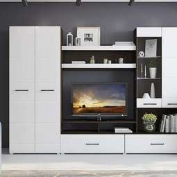 АКЦИЯ ДО 28 АПРЕЛЯ!!! Гостиная «НЕНСИ-1» МДФ (Горизонт)!!!