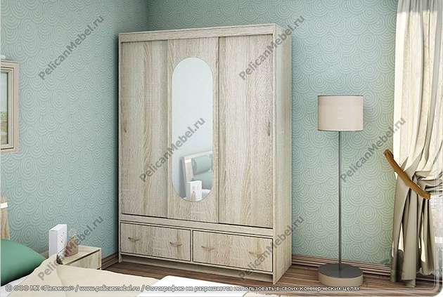 АКЦИЯ!!!! НА Шкаф-купе "КОМФОРТ" Пеликан!!! в Нижнем Новгороде