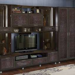 ВНИМАНИЕ!!!АКЦИЯ НА Гостиная "АЛЛЕГРО" вариант 4(ШК) ,кайман белый, коричневый!!!