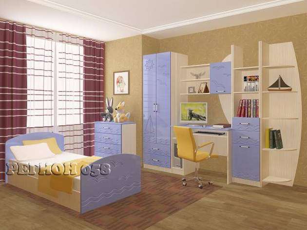 АКЦИЯ!!! НА Детская «Юниор-2 МДФ (Модульная система)» 058!!!! в Нижнем Новгороде