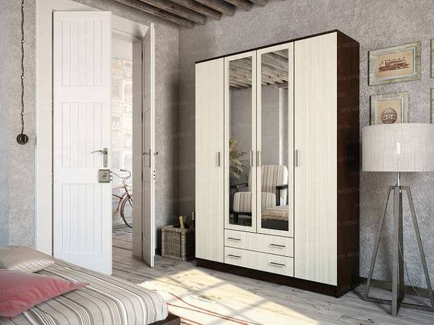 АКЦИЯ!!! НА Шкаф 4-х дверный «КВАДРО» (Эра)!!!! в Нижнем Новгороде