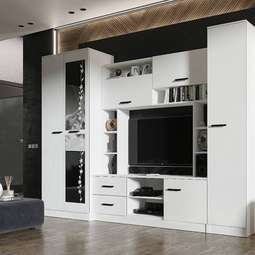 АКЦИЯ!!! НА Гостиная «МАРТА» Белый цвет (ЭРА)!!!