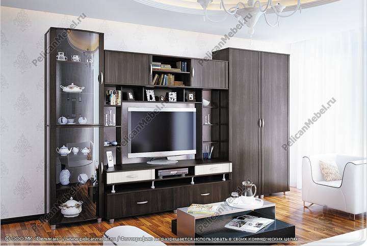 Гостиная «Премьера» комплектация 003 (Пеликан) в Нижнем Новгороде фото 1
