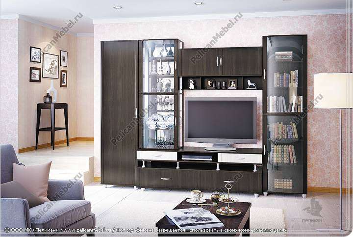 Гостиная «Премьера» комплектация 002 (Пеликан) в Нижнем Новгороде фото 1