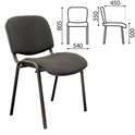Стул для персонала и посетителей "ИЗО", черный каркас в Нижнем Новгороде фото 1