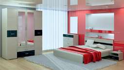 Спальный гарнитур «СИТИ» модульный (Атлант)