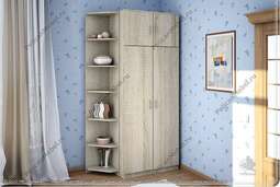 Шкаф двустворчатый + Угол шкафа