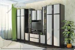 Гостиная «Магнолия» комплектация 006 (Пеликан)