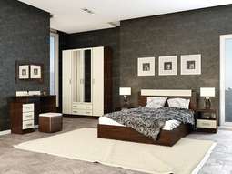Спальный гарнитур «ЭКО» венге/лоредо