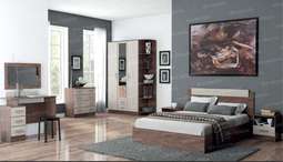 Спальный гарнитур «ЭКО» ясень шимо комплектация 2