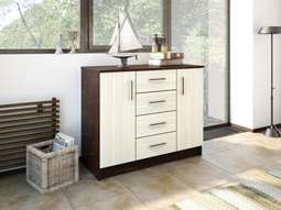 Комод К1000-2Двери ЛДСП (Эра)