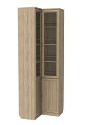 Шкаф для книг угловой 211