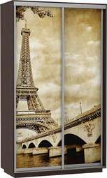 Шкаф-купе «Фото Дуо» Три размера Две высоты Фотопечать (Е-1)