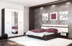 Модульная спальня «НЕНСИ» Композиция 1(Горизонт)