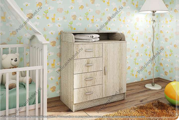 Комод пеленальный Пеликан в Нижнем Новгороде фото 1