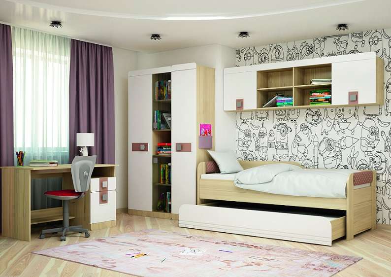 Модульная детская «Стиль» Кофе (Аквилон) в Нижнем Новгороде фото 1