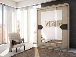 Шкаф-купе «НИКОЛЬ-3» два цветовых решения (Эра)