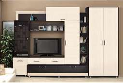 Гостиная «Эдвард - 14 вариант - 1» со шкафом