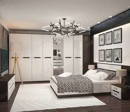 Модульная спальня «Вегас» комп.3 (Горизонт)