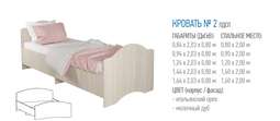 Кровать №2 все размеры (Террикон)