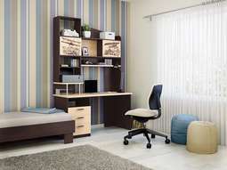 Стол компьютерный «Капитан 2» с цветными фасадами (МСТ)