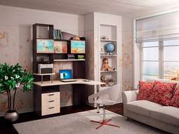 Стол компьютерный «Капитан» с цветным декором (МСТ)