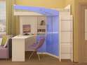 Кровать Чердак «БЕМБИ» МДФ разнообразие цвета в Нижнем Новгороде фото 6