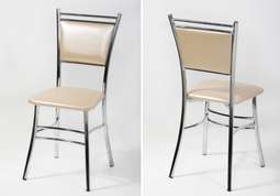 Стул мягкий МАЖОР Хром БИТ