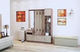 Прихожая «ПАМИР ПЛ» модульная Композиция 4