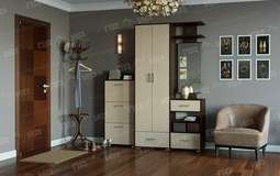 Прихожая «ПВ-8» и обувница 3С (Памир)