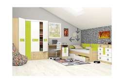 Модульная детская «Стиль» ЛАЙМ (Аквилон)