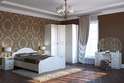 Спальный гарнитур «КЭТ-6» КЛАССИКА Жемчужный перламутр,комп.2 в Нижнем Новгороде фото 3