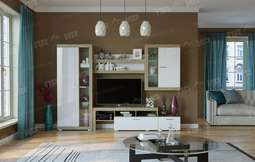 Гостиная «СОНАТА» комп.3, белый глянец (ПАМ)