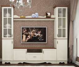 Гостиная «Латте» Модульная Композиции №1, №2, №3