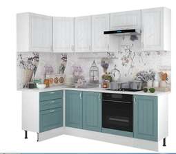 Кухня «Принцесса» угловая 1,2х 2,4м (модульная)