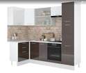 Кухня «Люкс» угловая 1,2х2,45м Модульная (Горизонт) в Нижнем Новгороде фото 2