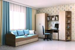 АКЦИЯ!!! Детская «БРИЗ» ЛДСП вариант 2 Модульная