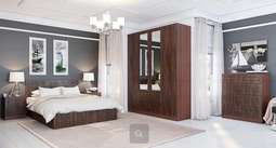 Спальный гарнитур «Лондон» МДФ модульный (Террикон)