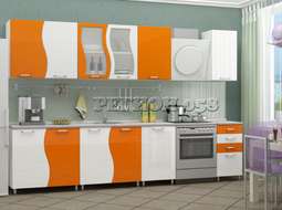 Кухня «Волна» 2,5м и 2,6м (Рег.058)