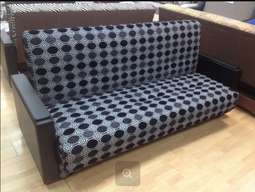 Диван -книжка УЮТ с квадратными подлокотниками