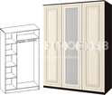 Шкаф 3-х створчатый «ЗИЛЯ» МДФ в Нижнем Новгороде фото 1