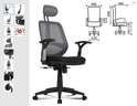 Кресло оператора BRABIX "Saturn" ER-400 в Нижнем Новгороде фото 1