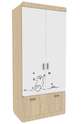 Шкаф распашной «Кот 2» (Аквилон) в Нижнем Новгороде фото 1