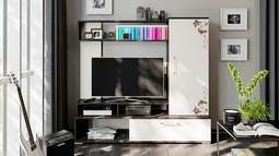 Стенка «Сиена» три цветовых решения (ТриЯ)