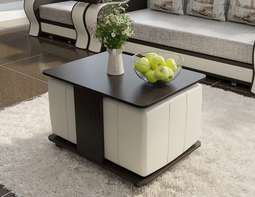 Стол журнальный с пуфиками «Капри» (ТриЯ)