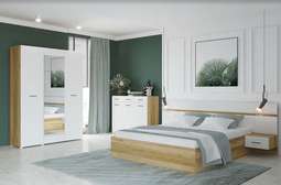 Спальный гарнитур «НЕНСИ» Дуб золотой