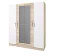 Шкаф 4-хстворчатый «ЛЕСИ» с зеркалами в Нижнем Новгороде фото 5
