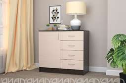 Комод «КЭТ-7» 1-ств. 4 ящика