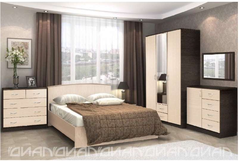 Спальный гарнитур «КЭТ-7» вариант 2 в Нижнем Новгороде фото 3