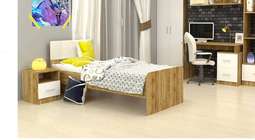 Кровать «ЛЕГО» с мягкой спинкой